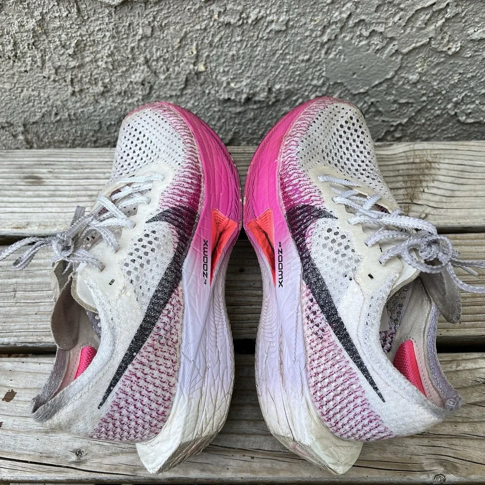 Nike Shoes Women Size 8 ZoomX Vaporfly Next% 3 White Vivid Purple